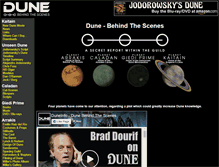 Tablet Screenshot of duneinfo.com